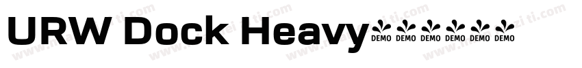URW Dock Heavy字体转换